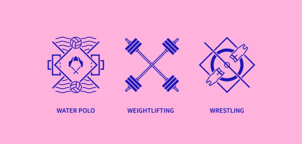 2024年巴黎奧運會體育圖標（圖片來源︰press.paris2024.org）