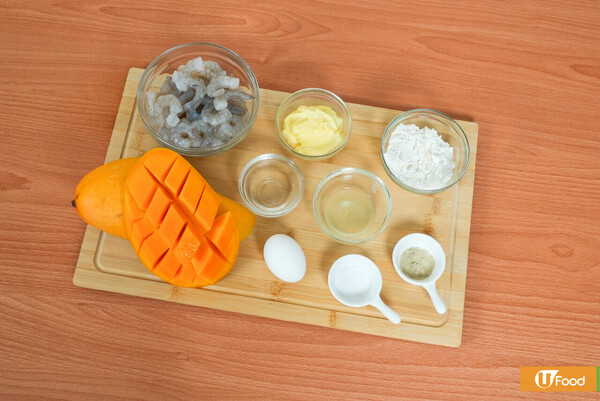 香芒沙律脆蝦球｜簡易3步完成的夏日料理！酸甜開胃／啖啖果肉