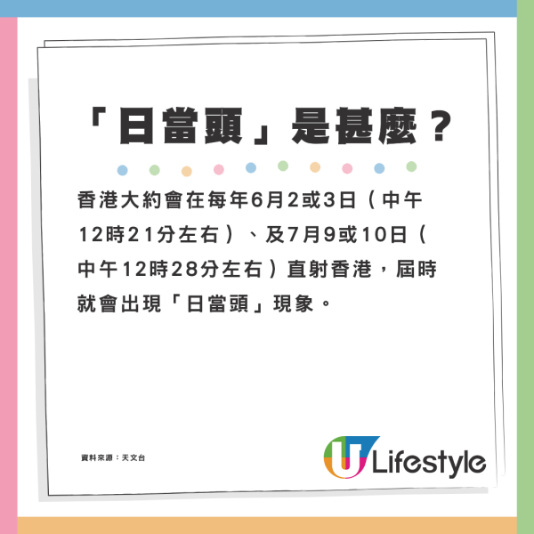 天文台｜明午本港「日當頭」曬到無影極罕見！林超英捕捉無影子路牌