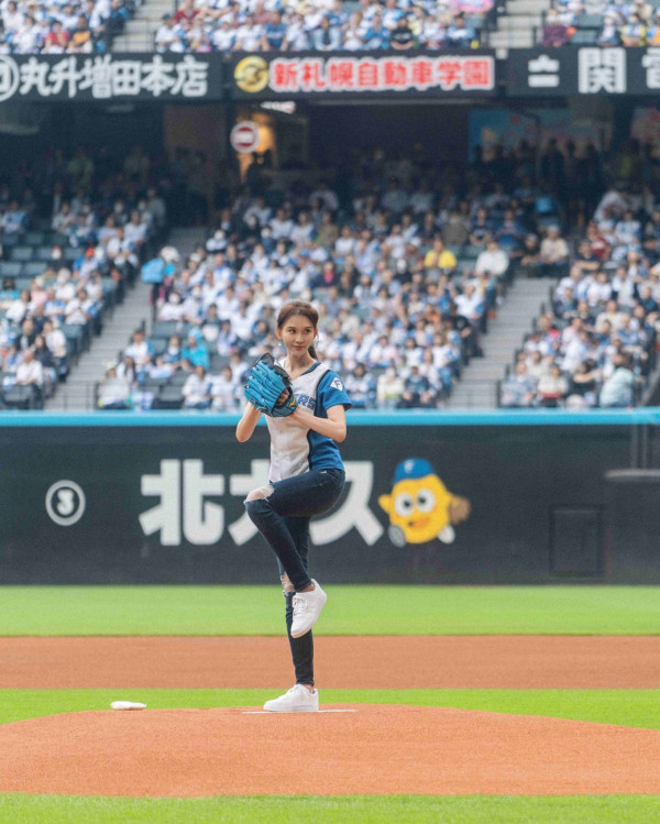 林志玲獲封「史上最美的開球嘉賓」