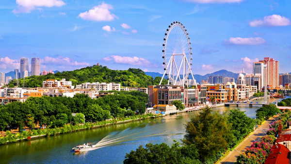 岐江河(圖片來源:香港旅遊發展局) 岐江河(圖片來源:香港旅遊發展局)