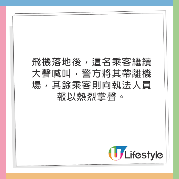 憤怒少女搭飛機失控咬下空少恤衫！下場曝光全機拍手 