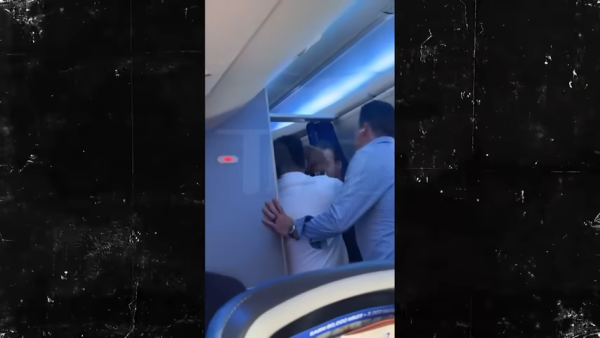 憤怒少女搭飛機失控咬下空少恤衫！下場曝光全機拍手 