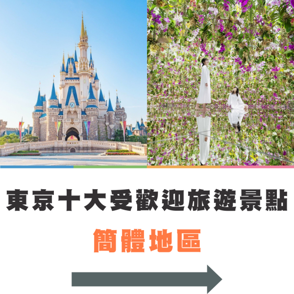 外媒公佈東京十大最受歡迎旅遊景點 東京鐵塔只排第6/雷門第2/冠軍港台客最愛？ 