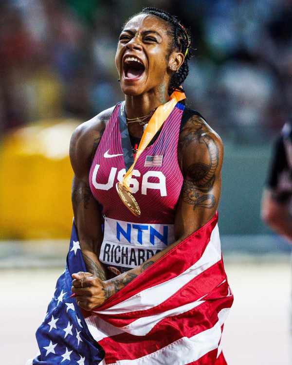 巴黎奧運官方宣布最值得關注運動員3. Sha’Carri Richardson