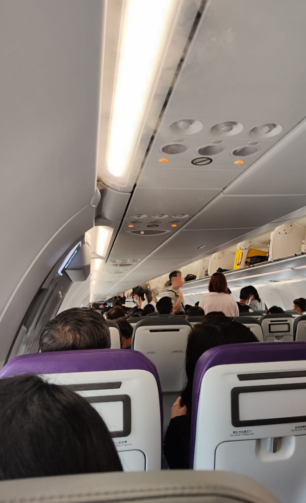 HK Express付費揀位乘客被逼走（圖片來源：HK Express 香港快運及旅行資訊關注組）
