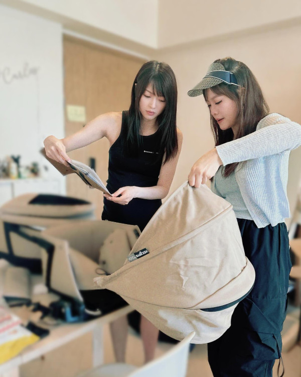 Shiga在社交媒體分享整理BB物品的相片