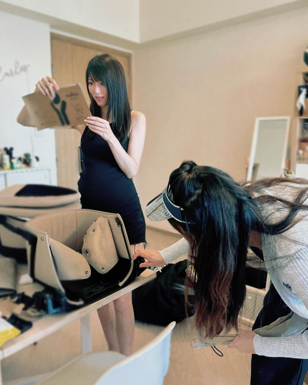 Shiga在社交媒體分享整理BB物品的相片