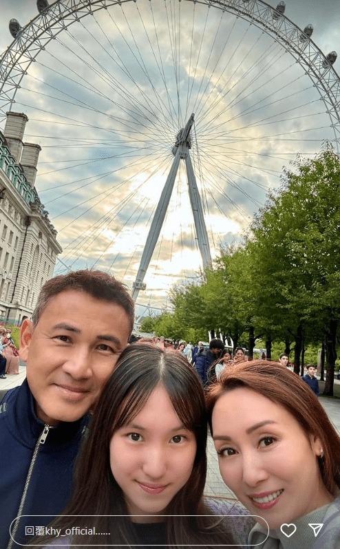 林文龍郭可盈趁暑假帶囡囡飛英國 14歲Tania亭亭玉立新造型現身