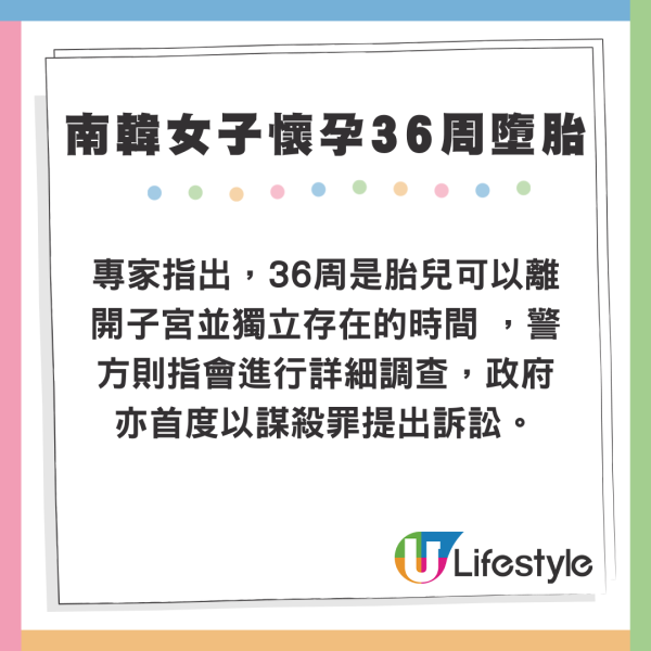 南韓女子懷孕36周墮胎 拍Vlog分享詳情被警以謀殺調查