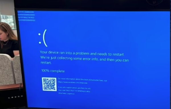 Windows死機｜微軟全球大規模死機 多國機場受到影響 HK Express：周六24班機取消 