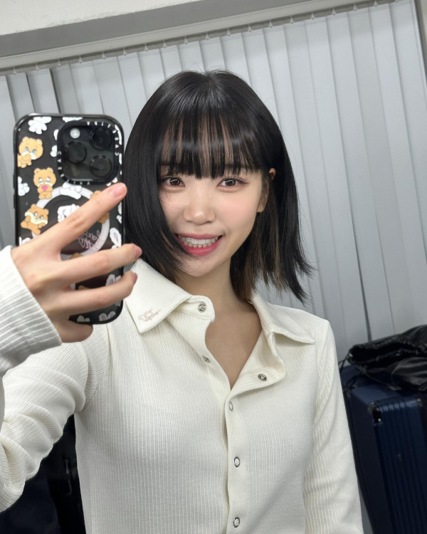 「談戀愛就完蛋了的藝人」第2位 : LE SSERAFIM 金采源