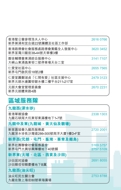 中電指定社區夥伴名單（圖片來源：中電）