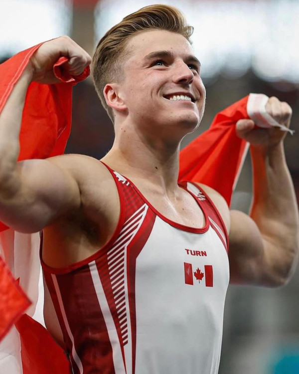 2024巴黎奧運男神運動員3. 加拿大體操運動員 Felix Dolci