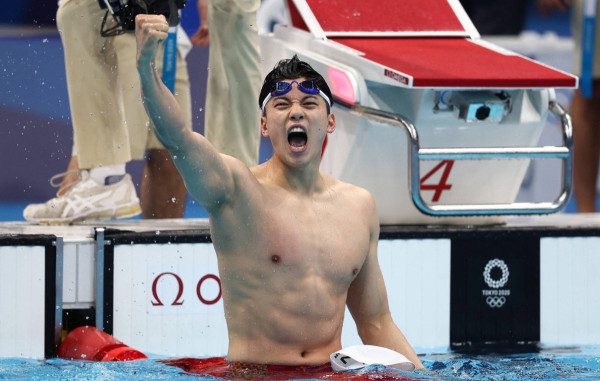 2024巴黎奧運男神運動員10. 中國游泳選手汪順