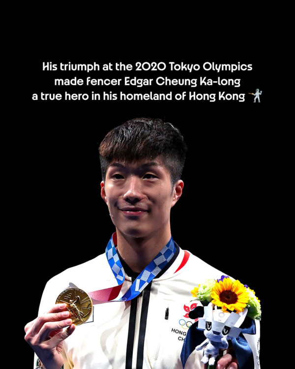 張家朗在2020年東京奧運上的勝利，使他成為香港的英雄。 