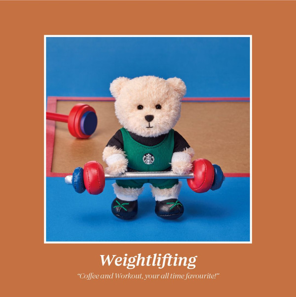 Starbucks熊仔都參與巴黎奧運 換上不同運動服飾引網民熱議 