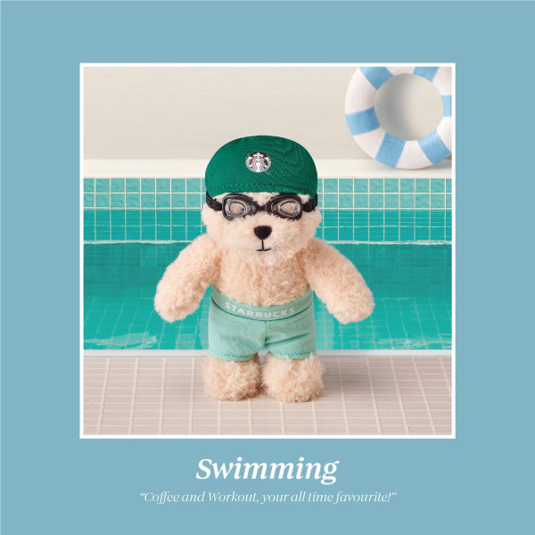 Starbucks熊仔都參與巴黎奧運 換上不同運動服飾引網民熱議 