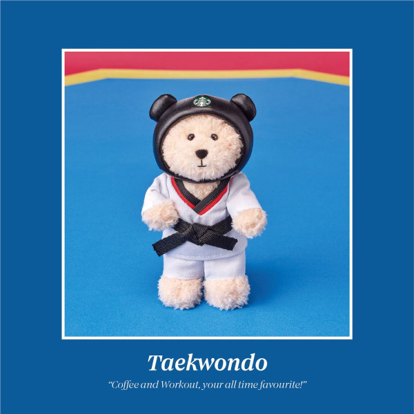 Starbucks熊仔都參與巴黎奧運 換上不同運動服飾引網民熱議 