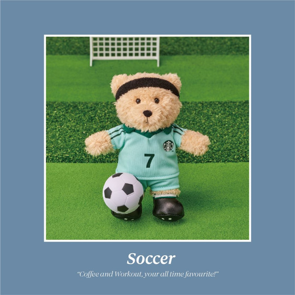 Starbucks熊仔都參與巴黎奧運 換上不同運動服飾引網民熱議 