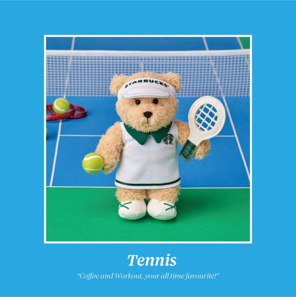 Starbucks熊仔都參與巴黎奧運 換上不同運動服飾引網民熱議 