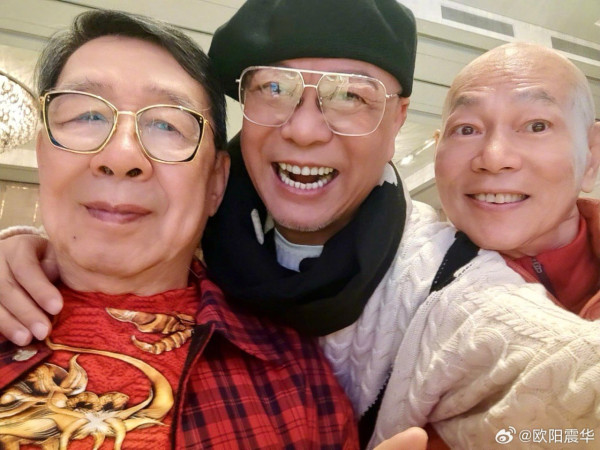  歐陽震華扮財神拜年驚見身形縮水暴瘦 兩頰凹陷惹網民擔憂：以為係AI圖