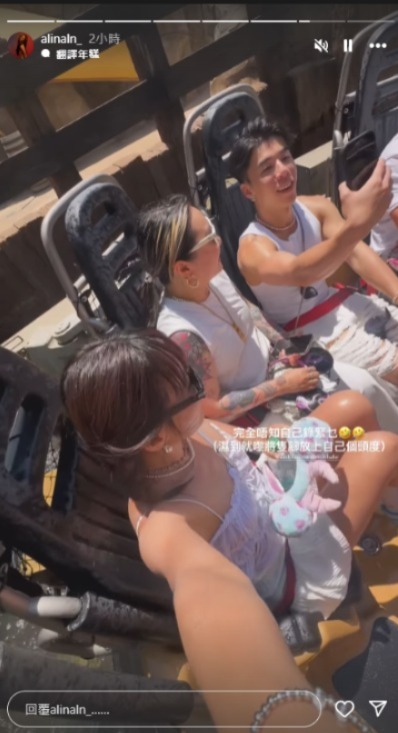 「大表嫂」李炘頤美國比堅尼曬零贅肉身材 撇甩男友Stanley 與TVB藝人好友遊迪士尼 