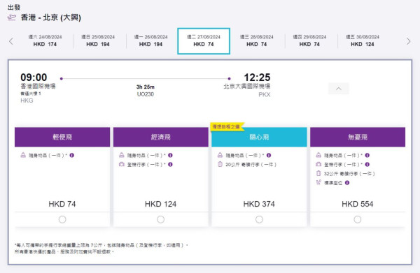 HK Express大阪機票限時優惠！每程起 包20kg寄艙行李 
