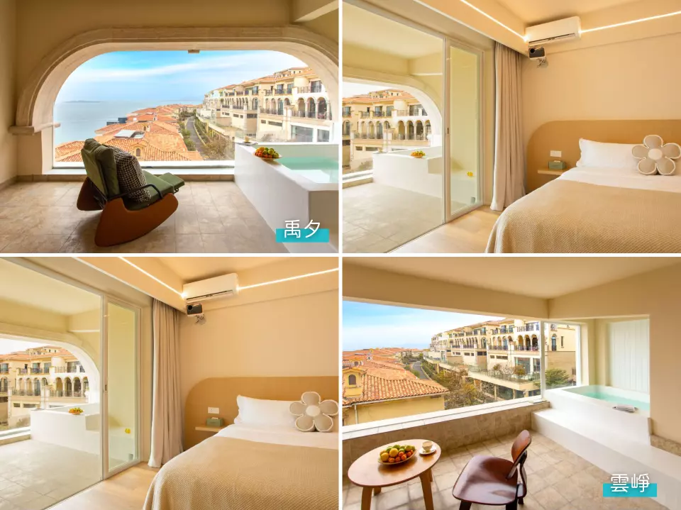 深圳南澳阿卡那拉琉璃海度假區！無敵大海景露台房/巖洞峼白酒吧 