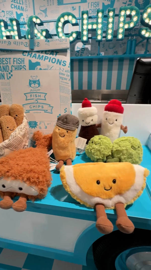 Jellycat倫敦炸魚薯條店隆重登場！店員即場幫你新鮮「製作」超可愛 