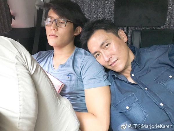 馬德鐘父子遊佛山被網友巧遇 兒子馬在驤外貌再成焦點 被嘲反似老竇 