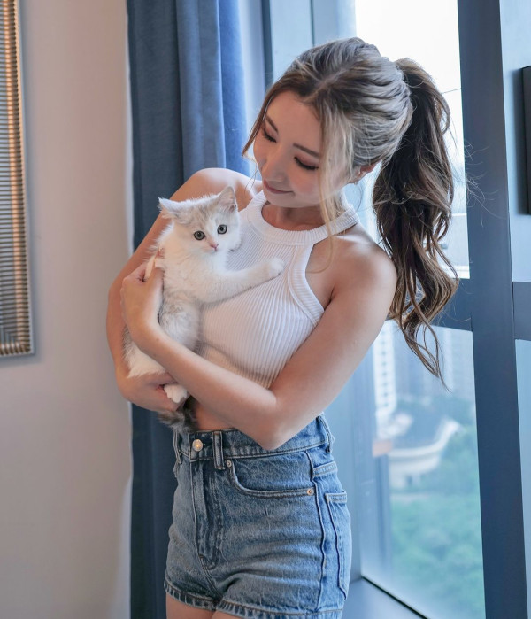 「貓奴」譚嘉儀屋企再添新成員 怕英國短毛貓「家姐」呷醋