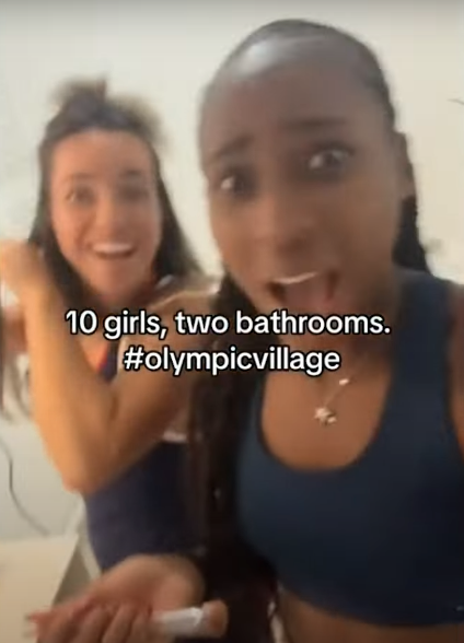 Coco在奧運開幕禮後於TikTok分享影片。（影片截圖）