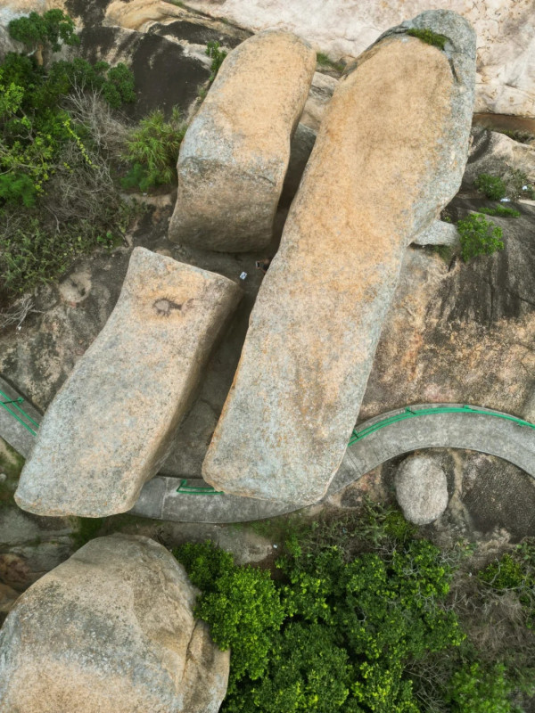 長洲五行石巨石陣（圖片來源：azu＠小紅書）