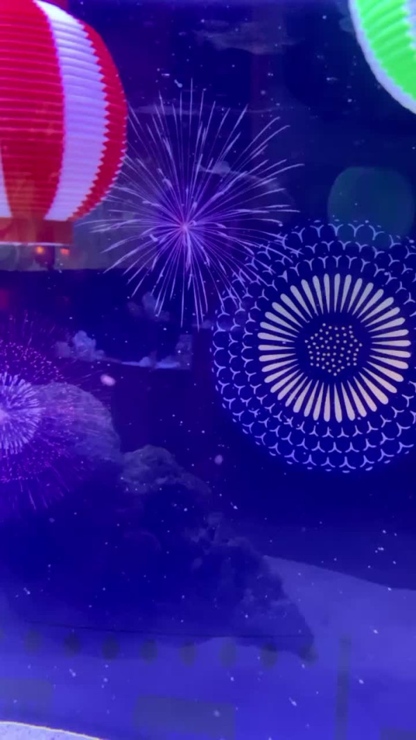 東京品川期間限定花火水族館 夜間海豚煙花騷/2日限定祭典 