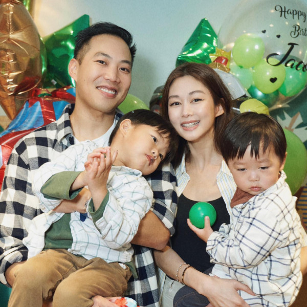 香香經常分享家庭照