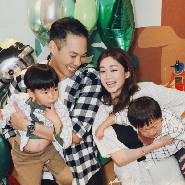 香香經常分享家庭照
