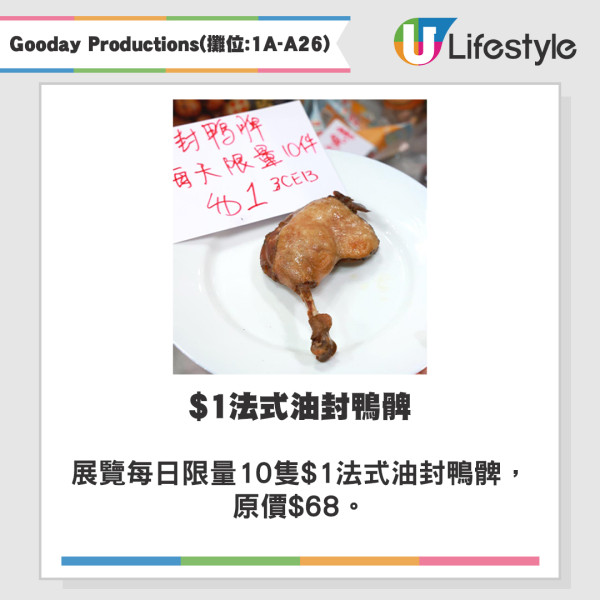 Gooday Production Limited美食博覽$1優惠