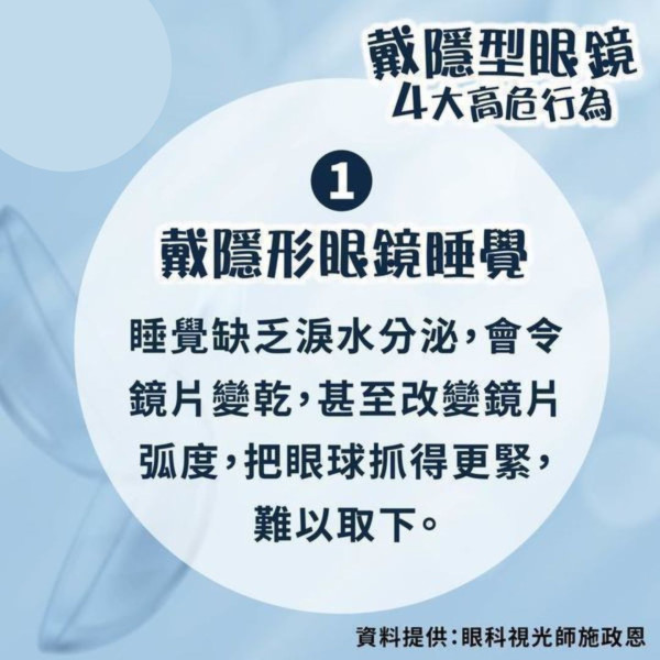 戴Con危機｜女子戴隱形眼鏡沖涼 染寄生蟲右眼失明 戴Con必戒4大高危行為