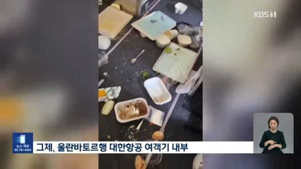 大韓航空遇亂流10人受傷!飛機艙一片狼籍畫面曝光