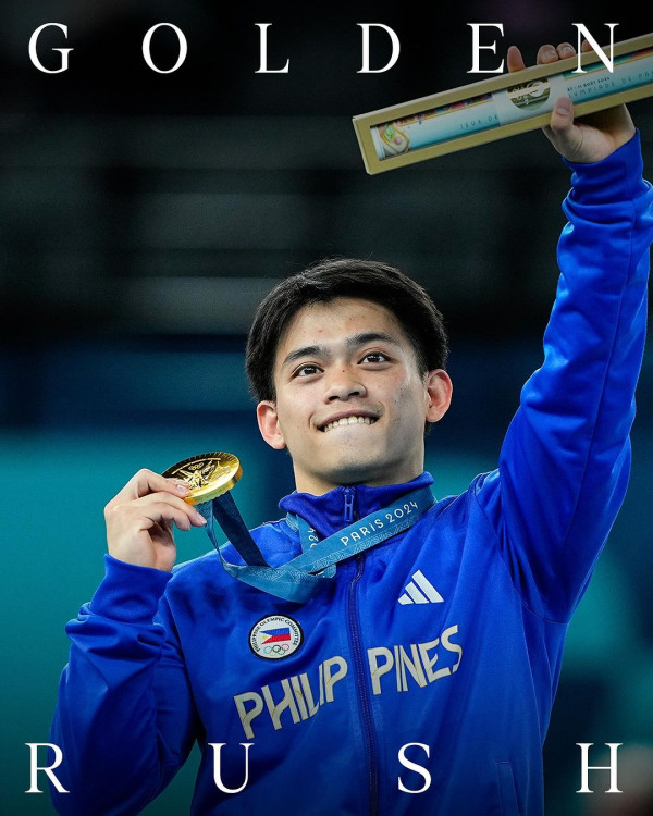 2024巴黎奧運｜24歲菲律賓體操選手連奪兩金 獲加碼送三房單位+終生任食炸雞 