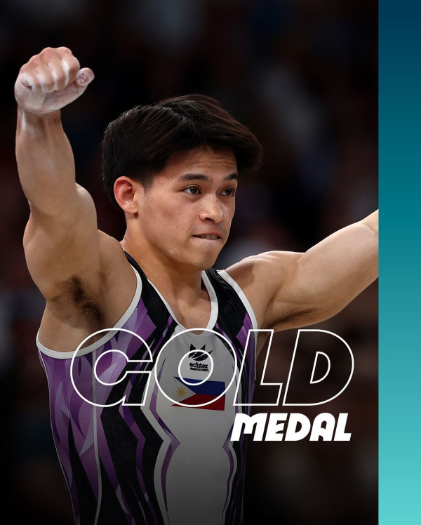 2024巴黎奧運｜24歲菲律賓體操選手連奪兩金 獲加碼送三房單位+終生任食炸雞 