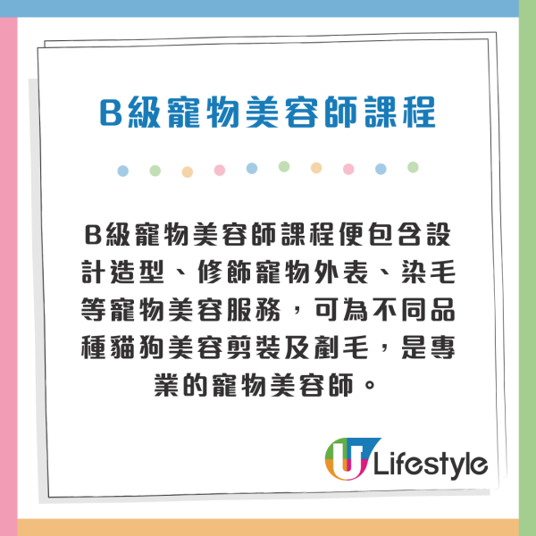 寵物美容師︱寵物美容課程等級