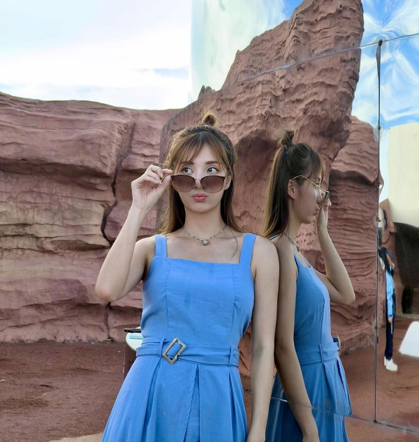 TVB女主持深圳衝浪泳裝曬長腿 泳褲疑似「移位」惹走光疑雲 