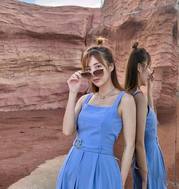 TVB女主持深圳衝浪泳裝曬長腿 泳褲疑似「移位」惹走光疑雲 