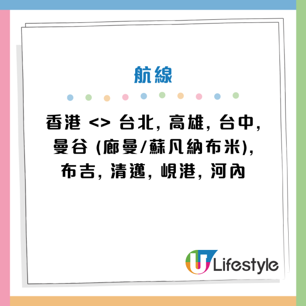 各航點單程機票所需里數