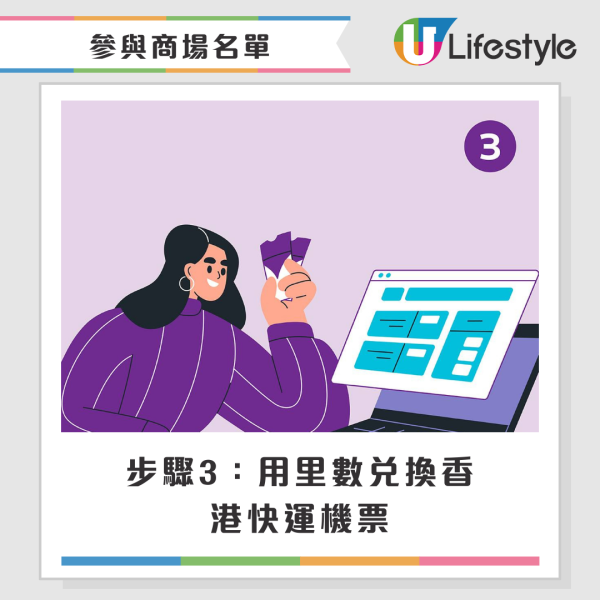 兌換機票步驟（三）