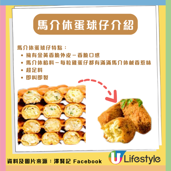 澳門老字號澤賢記新推原創口味「馬介休蛋球仔」 葡萄牙名菜結合蛋球仔 