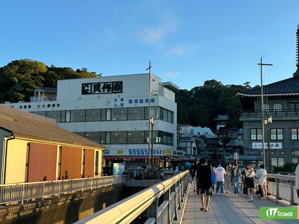 江之島行向弁財天仲見世通商店街（韋珈萱攝）