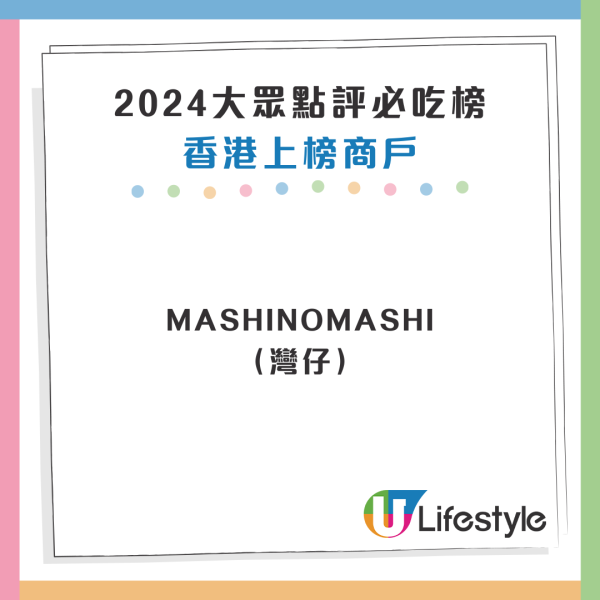 香港39間餐廳上榜大眾點評必吃榜！境外地區香港排名第一／28間新上榜餐廳（即睇名單）